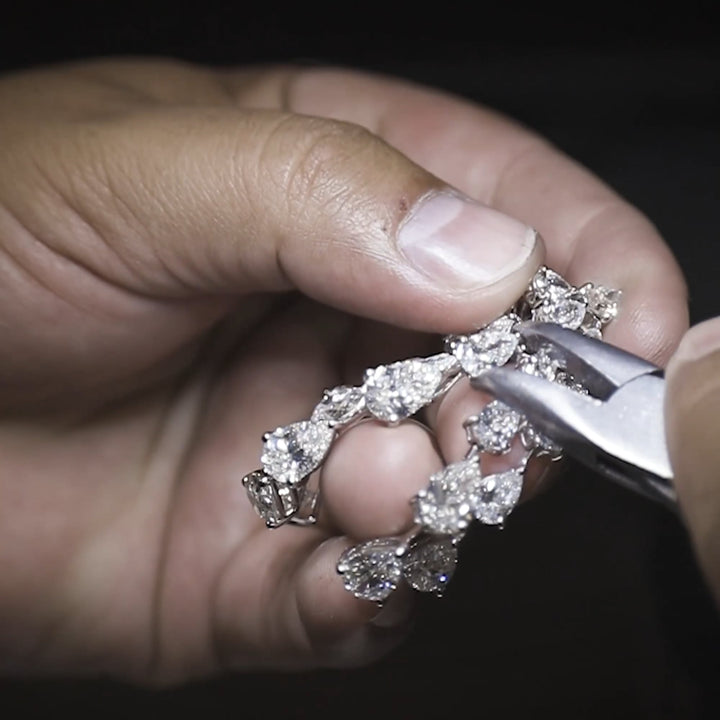 Noor Marrakech Lab Grown Diamond Lantern Earrings