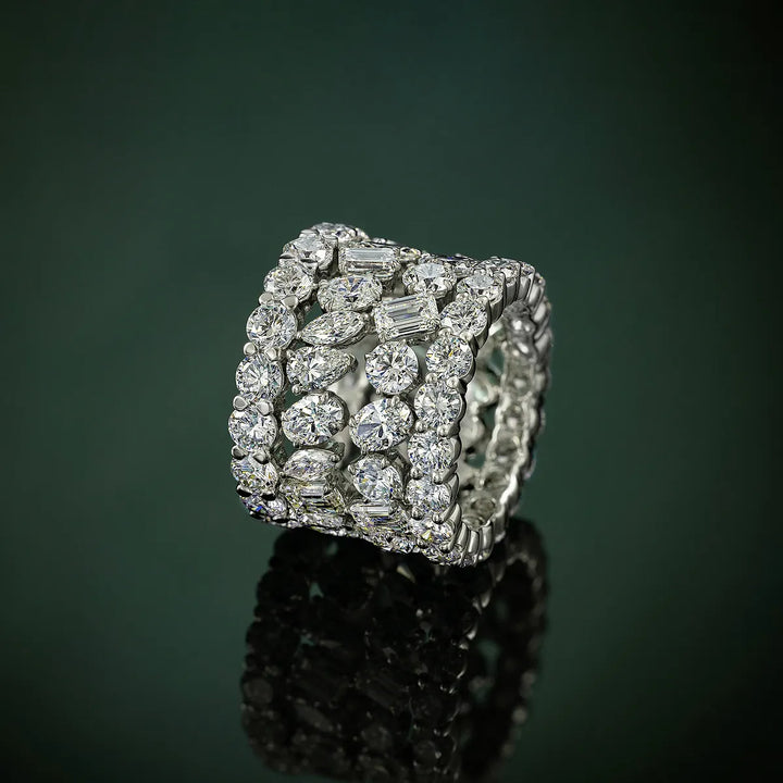 Sydney Inspired Multi Shape Lab Grown Diamond Statement Ring