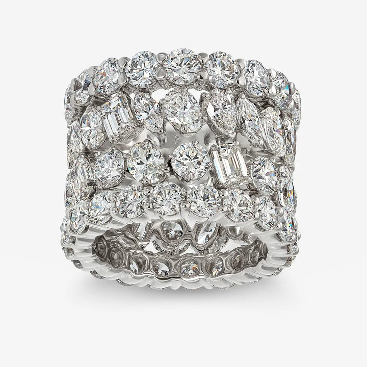 Sydney Inspired Multi Shape Lab Grown Diamond Statement Ring